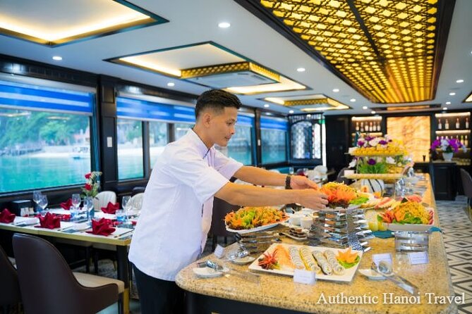 La Casta Daily Cruise - Luxury 5 Star Day Tour in Ha Long Bay - Buffet lunch, sunset party, and the return ride