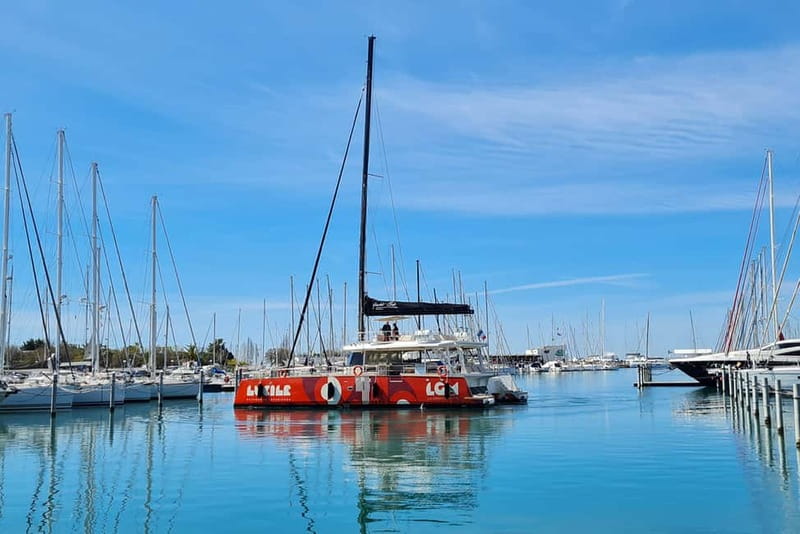 La Grande Motte: Le Grau-du-Roi Bay Catamaran Cruise - The Longer July and August Sailing With Bathing
