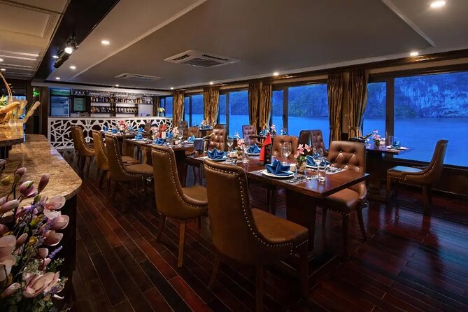 La Pandora Cruise Explore Ha Long Bay and Cat Ba Island 2 days 1 night on boat - Sunrise, Tai Chi, and the Dark and Bright Cave