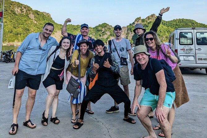 Lan Ha Bay Full Day Boat Tour from Hanoi/ Cat Ba - Spring rolls and sunset over Lan Ha Bay