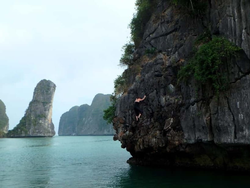 Lan Ha Bay: Full Day Boat Trip Kayak, Snorkel, Beach, Cave - Lunch on board, then a quiet beach swim