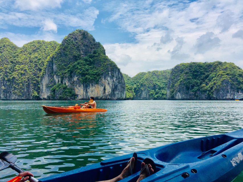 Lan Ha Bay The adventure 2 days 1 night - Viet Hai to the caves by boat on day two