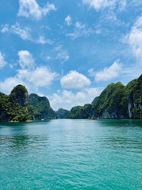 Lan Ha Bay The adventure 2 days 1 night - Swimming at Ba Trai Dao Beach