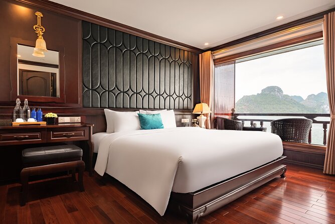 Lan Ha - Ha Long Bay 5Star cruise-Private balcony cabin 2day trip - Arriving at Tuan Chau Island