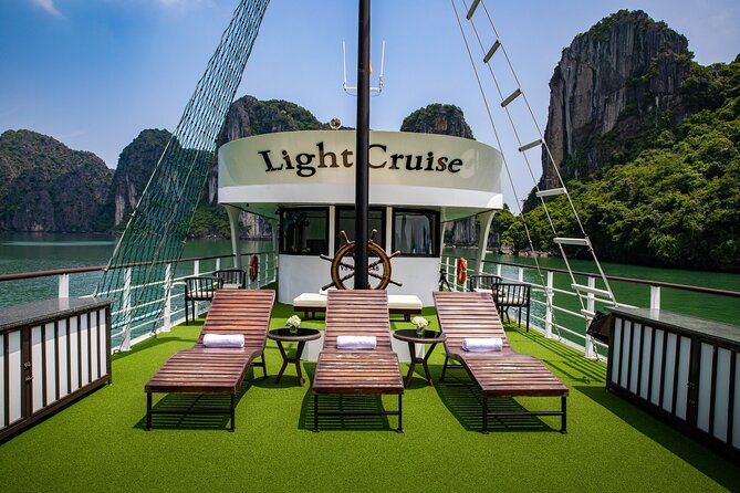 Light Cruise - Best Halong Bay Day Tour with Small Group on Boat - Kayaking or taking a bamboo boat at Hang Luon Cave