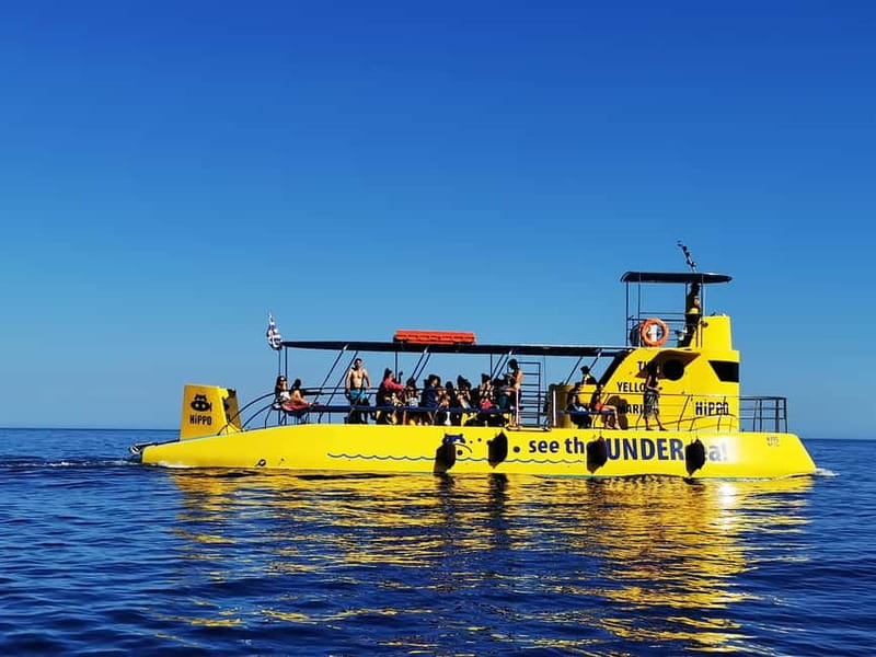 Lindos: Submarine Cruise with Swimming Stop at Navarone Bay - Why the submarine boat works well for a short Lindos outing