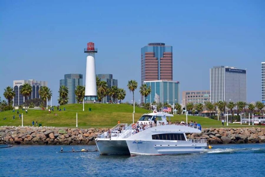 Long Beach: Sightseeing Harbor Cruise - The Long Beach skyline from the water