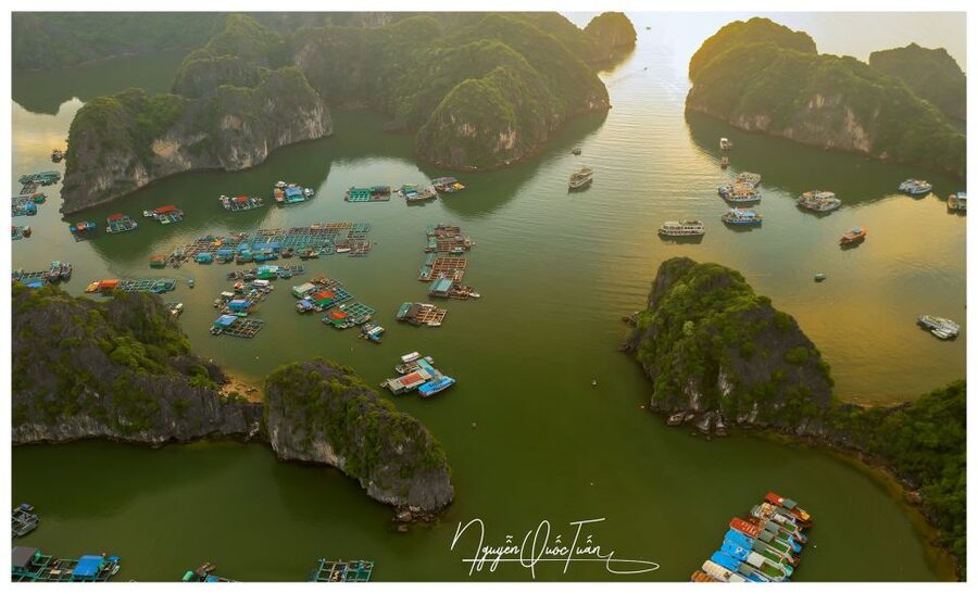 Long Trekking Catba national park, Lan ha bay full day trip - Cycling from Viet Hai toward the pier