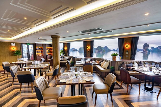 Luxury 5-Star Ha Long Bay Day Cruise with Buffet Lunch from Hanoi - Sung Sot Cave and Its 400 Steps
