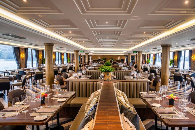 Luxury 5-Star Ha Long Bay Day Cruise with Buffet Lunch from Hanoi - Lunch on Luna Halong Cruise