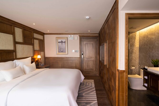 Luxury 5-Star Ha Long Bay Day Cruise with Buffet Lunch from Hanoi - Titop Island: Swimming, Beach, and a View