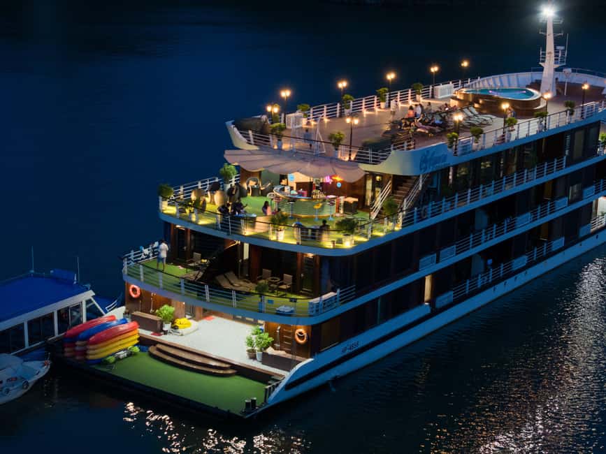 Luxury 5-Star Halong Bay Overnight Cruise: full board, kayak - Key points to know before booking