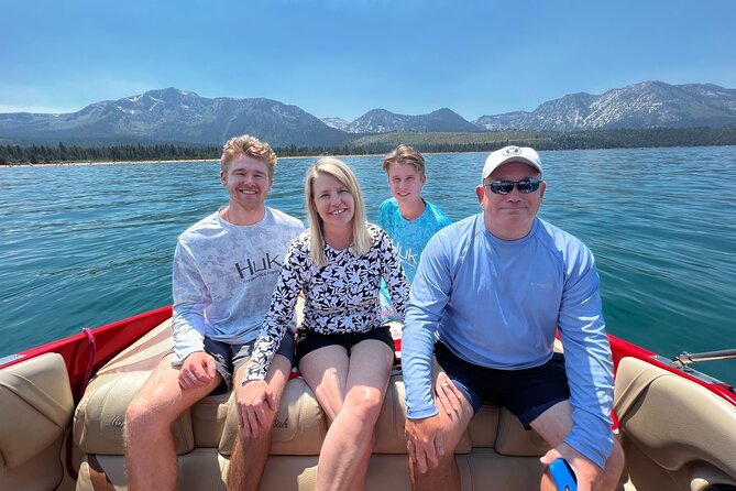 Luxury boat tour of Emerald Bay in the Grateful Red - Rubicon Bay for a short swim