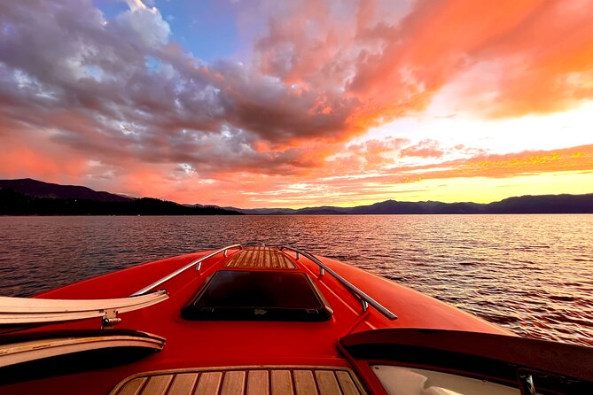 Luxury boat tour of Emerald Bay in the Grateful Red - Sunset timing, light, and the two-hour limit