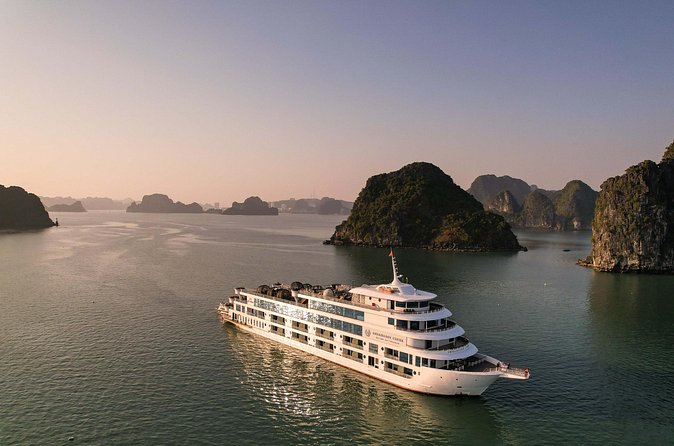 Luxury Cruise Full Day Explore Halong Bay - Luon Cave and the optional bamboo boat