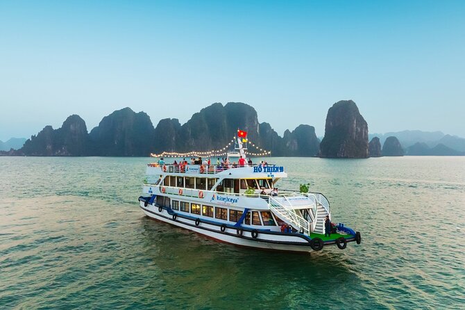 LUXURY Halong Bay Cruise 5 Stars Full Day Tour with Buffet Lunch - The limousine ride to Tuan Chau Harbor