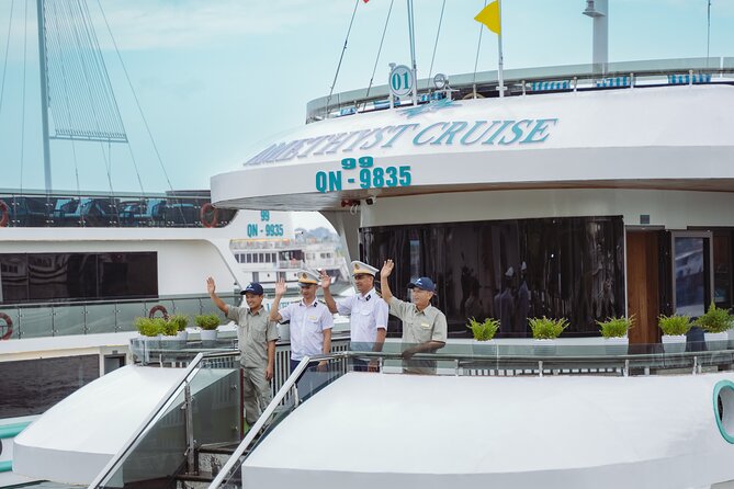 Luxury Halong Bay Day Cruise - Amethyst Luxury from Halong - Luon Cave by kayak, with time to get wet