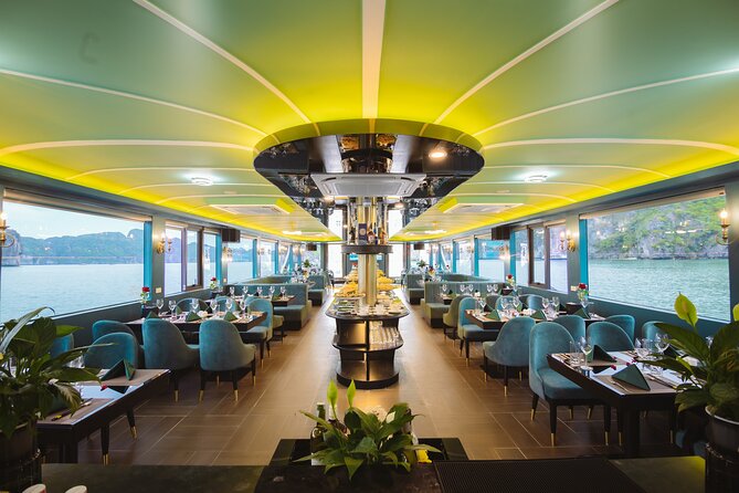 Luxury Halong Bay Day Cruise - Amethyst Luxury from Halong - Sunset snacks, Jacuzzi time, and the ride back