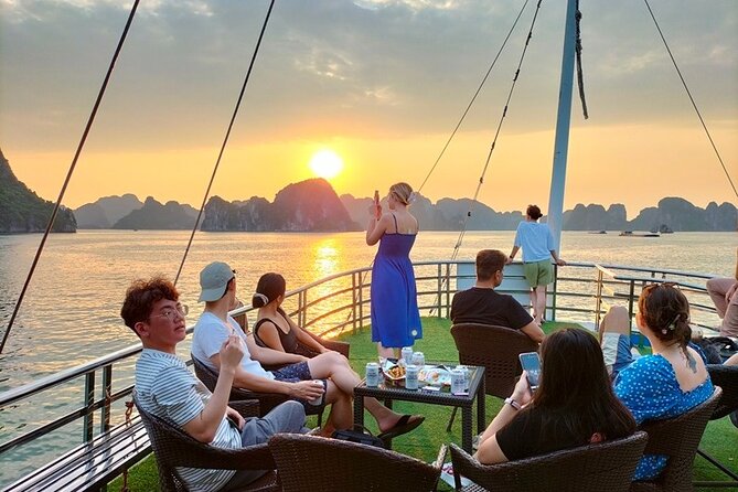 Luxury Halong Day Tour From Hanoi - Boarding at Tuan Chau Harbour