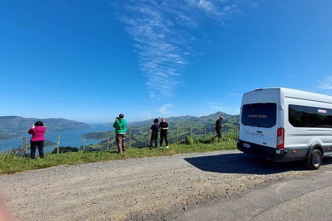 Lyttelton Shore Excursion: Twin Harbour Tour (Lyttelton & Akaroa) - Crossing Banks Peninsula toward Akaroa