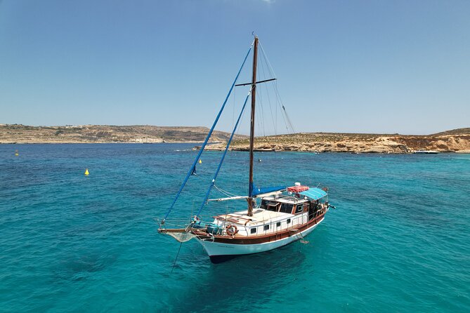 Malta: 3 Bay Cruise to Selmun Bay, Blue Lagoon and Gozo - Ħalfa Rock and Gozo’s rocky coast