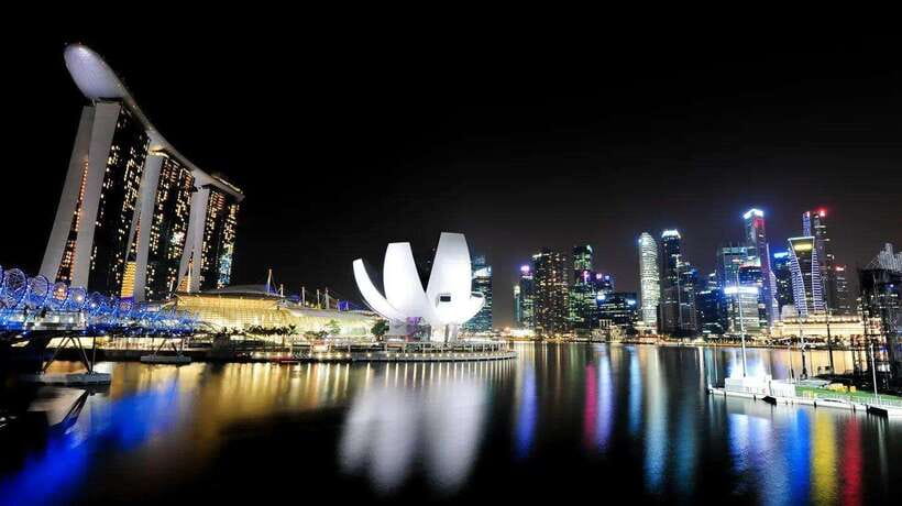 Marina Bay Sands Yacht Cruise - What the skyline looks like from the water