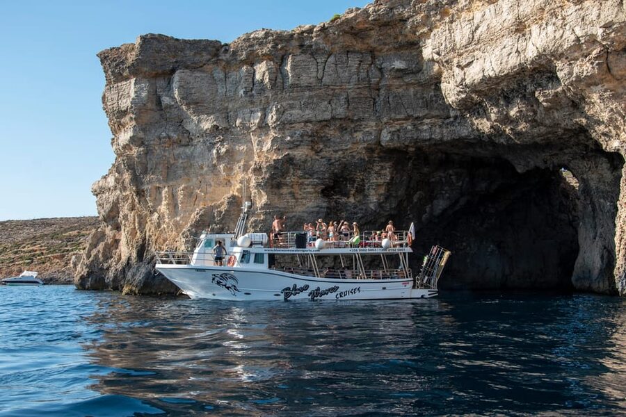 Mellieha: Comino, Crystal & Blue Lagoon 2 Bay Evening Cruise - Crystal Lagoon gives you the clearest first swim