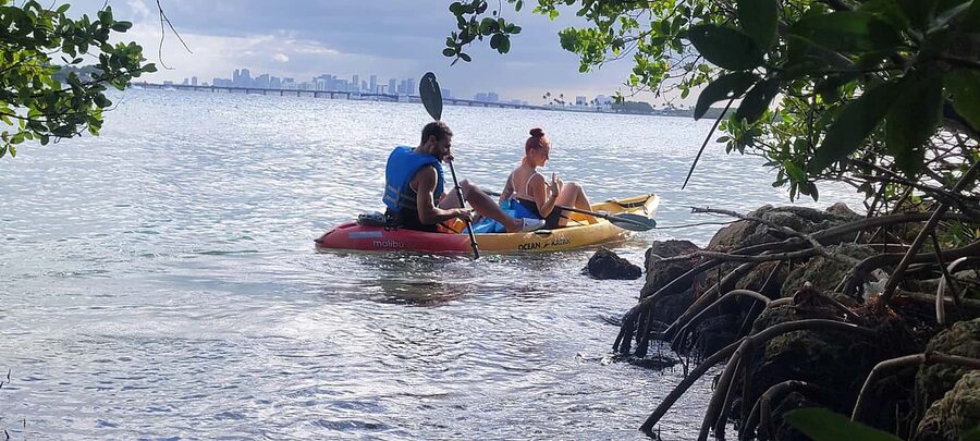 Miami: Biscayne Bay Ultimate Boat Tour with Kayak Experience - Raccoon Island, swimming, and the quiet lagoon