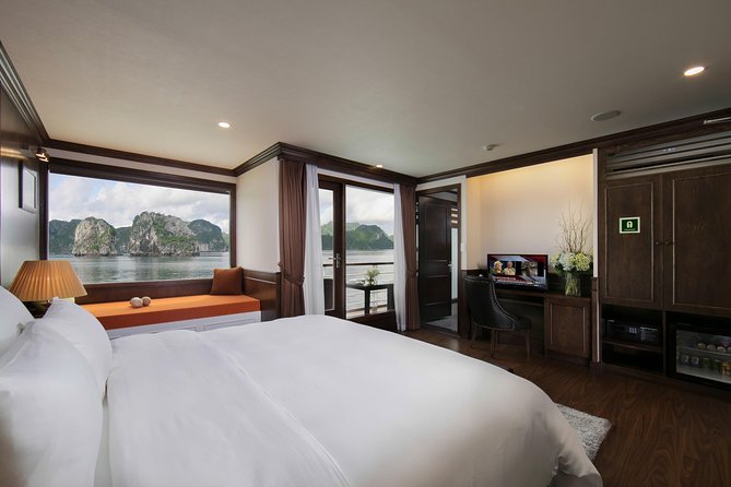 Mon Chéri Cruise 5 star: Unique 2 Days Tuan Chau - Halong bay - Lan Ha Bay - Caves, Cat Ba Island, and the bamboo boat ride