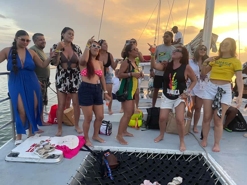 Montego Bay: ATV, Zipline, Catamaran, and Horseback Tour - Bamboo rafting, the ocean swing, and the infinity pool