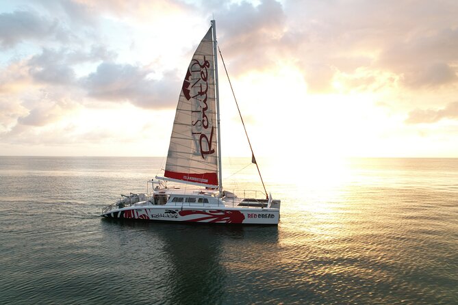 Montego Bay: Reggae Sunset Catamaran Cruise - The route from hotel lobby to open water