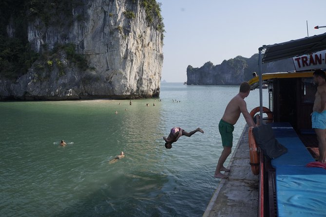 Most favorite full day boat tour with kayaking in Lan Ha bay, Ha Long bay - The return to Cat Ba