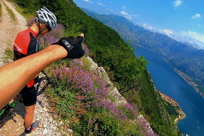 Mountain Biking on Vrmac peninsula - Panoramic view on Kotor bay - St Ilija delivers the payoff