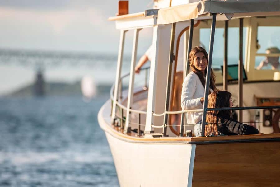 Newport, RI: Afternoon Grand Cruise of Narragansett Bay - Leaving Bowen’s Landing and entering Newport Harbor
