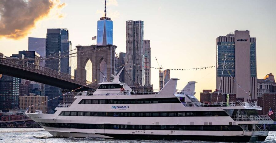 NYC: Christmas Eve Buffet Lunch or Dinner Harbor Cruise - Music, Games, and the Evening Mood