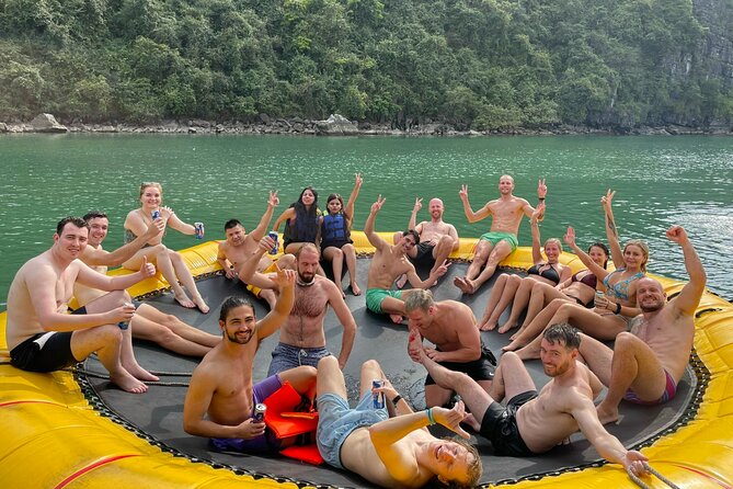 Oasis Bay Party Cruise 3 Days 2 Nights - Ha Long Bay Tour - Day one: Hanoi to Halong Bay by boat