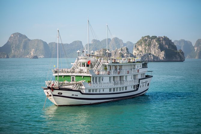 (Official) Signature Halong Cruise - 03 days 02 nights program - Day 1: Boarding at 12:30 and settling into your cabin