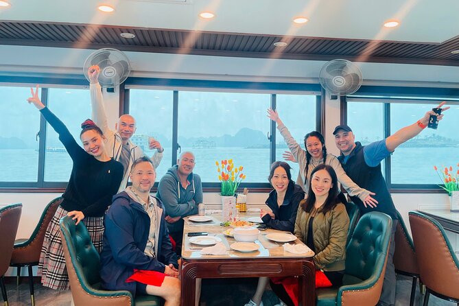One Day Deluxe Boat Trip in Ha Long Bay - Sung Sot Cave and its towering formations