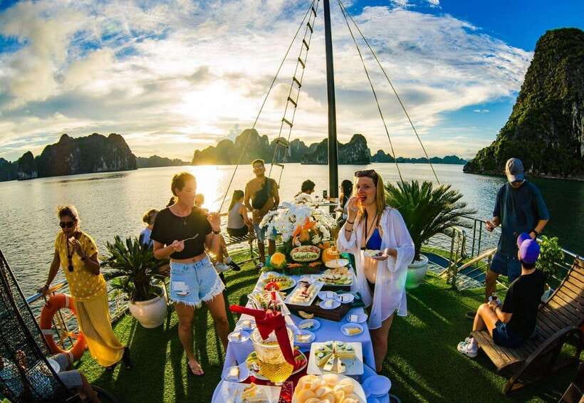 Optional Halong Bay Day Cruise with Caves, Islands & Lunch - Choosing between Standard, Premium, and Luxury boats
