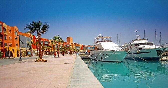 Orange Bay Island Boat Trip and Parasailing with Lunch - Hurghada - Key points at a glance