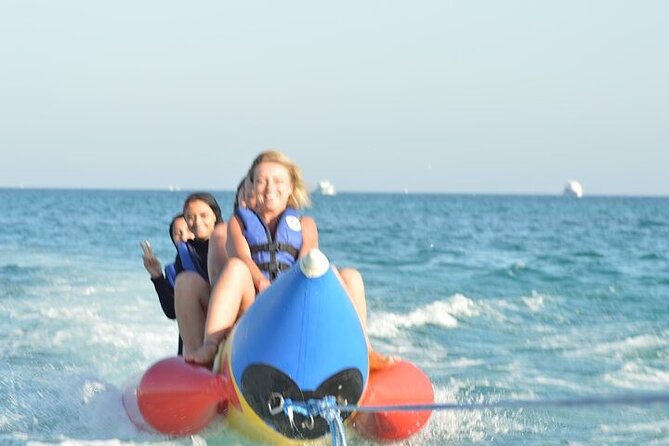 Orange Bay Island Full Day Boat Trip with Lunch - Hurghada - Banana boats and sofa rides add a playful side