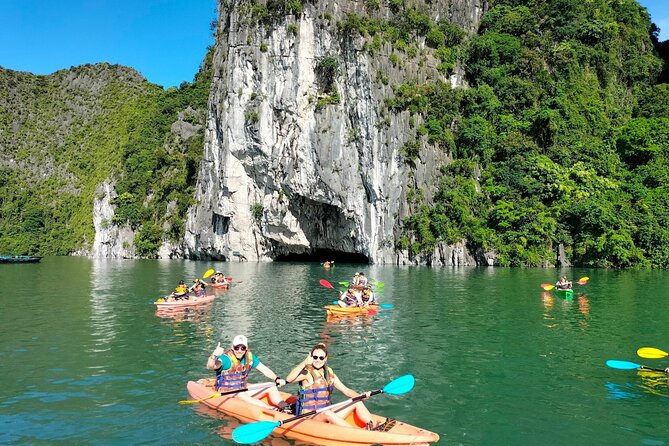Overnight Bai Tu Long Bay Cruise from Hanoi - Ha Long Bay All-Inclusive - Cap La Island by kayak or rowing boat