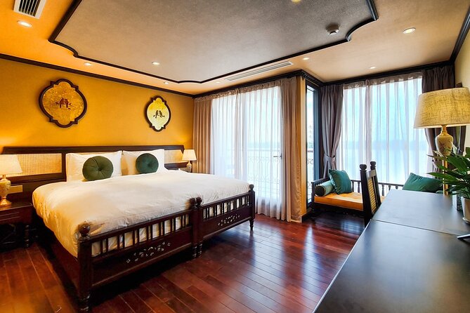 Overnight Indochine Premium Cruising Tour at HaLong (From Halong) - Day one: limestone formations, Sung Sot Cave, and Luon Cave