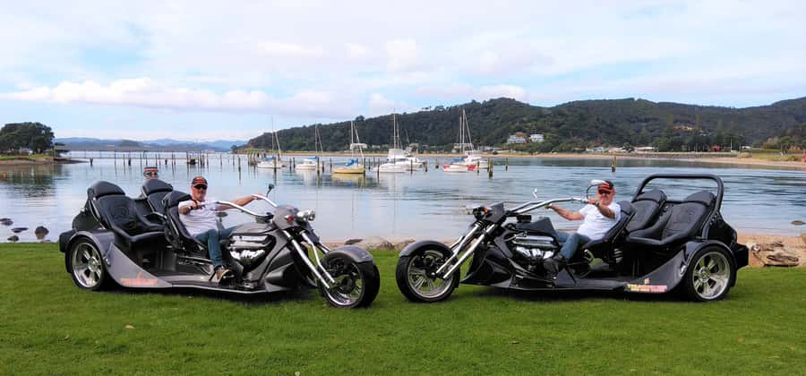 Paihia: Bay of Islands Trike Tour Experience - The Scenic Tour: Haruru Falls and Waitangi Lookout