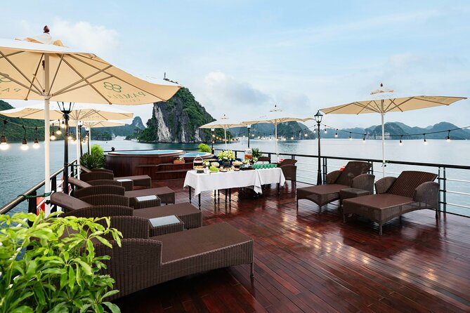 Pamela Halong Bay 5 Star Cruise with Jacuzzi Pool and Transfer - A full day in Halong Bay from Hanoi