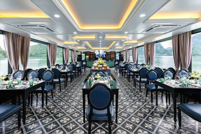 Pamela Halong Bay 5 Star Cruise with Jacuzzi Pool and Transfer - Luon Cave by kayak or bamboo boat