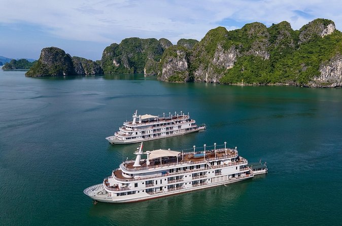Paradise Elegance Cruise 3 days 2 nights Halong Bay Tour - Food, cabins, and extra costs