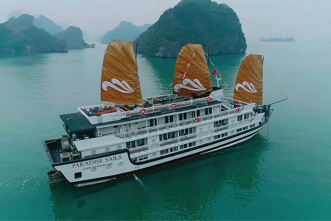 Paradise Sails Cruise 2 days 1 night Halong Bay Tour - An overnight cabin, dinner, and a quieter evening