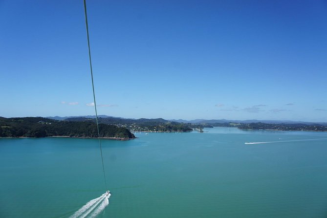 Parasailing Adventure Over the Bay of Islands - From central pickup to the open water