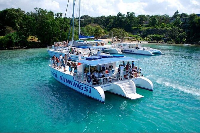 Party Catamaran and Snorkeling Tour in Montego Bay - The snorkeling stop: good for first-timers